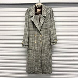 Free People We the Free Plaid Long Wool Blend Coat